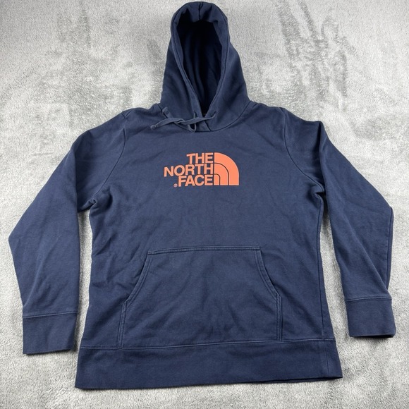 The North Face Tops - The North Face Women's XL Navy Logo Pullover Hoodie Sweatshirt Outdoors Walking